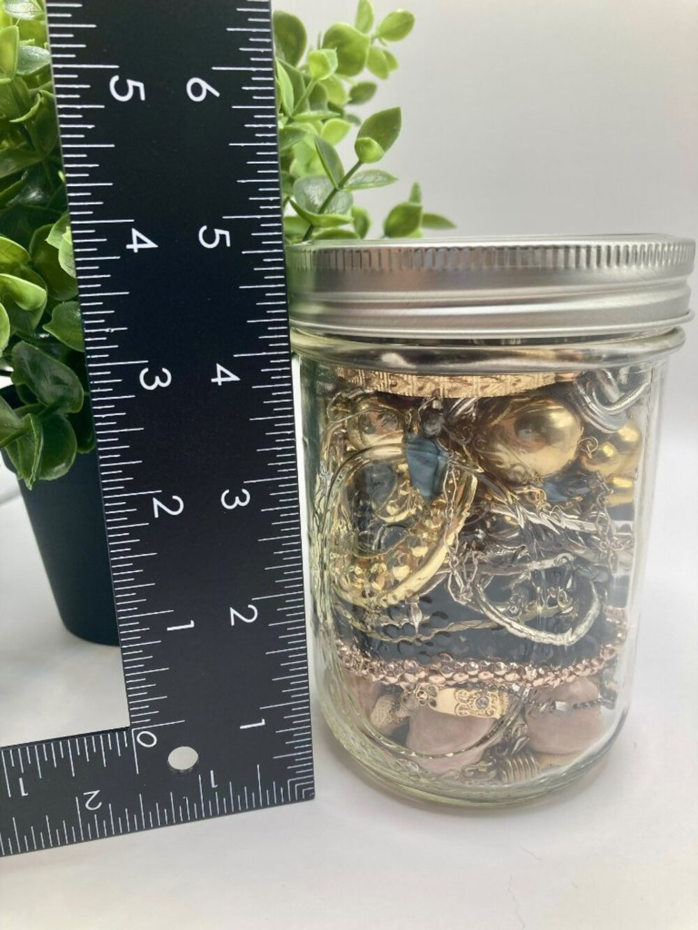 Vintage and Contemporary Mystery Jewelry Jar -Good Condition -3 - Picture 5 of 5